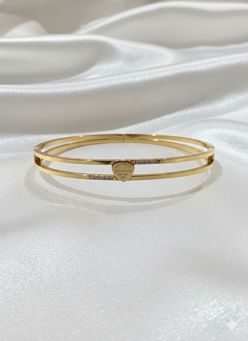 Coeur Éternel Gold Bracelet