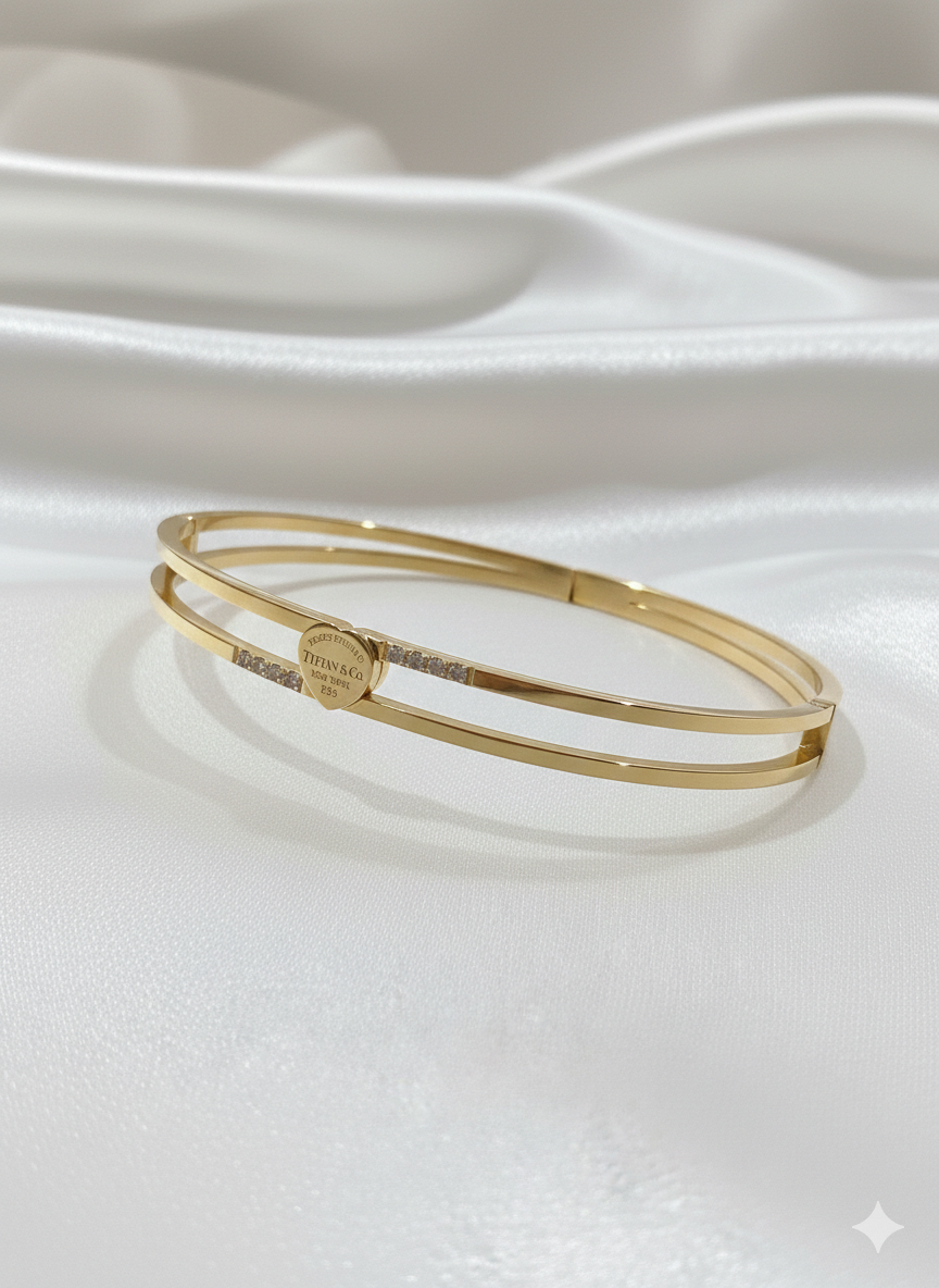 Coeur Éternel Gold Bracelet