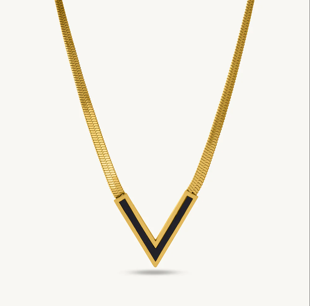 Silhouette V Necklace