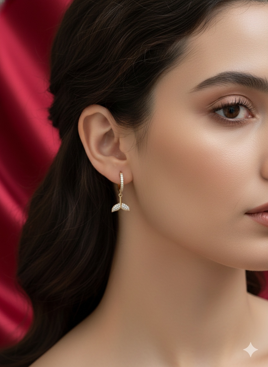 Auréline Fin Drop Earrings